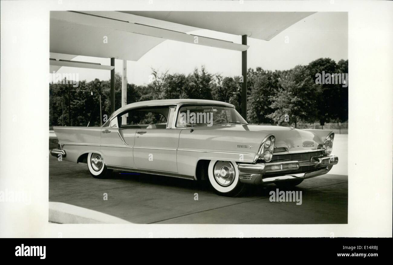 Apr. 18, 2012 - 1957 Lincoln Landau. Foto Stock