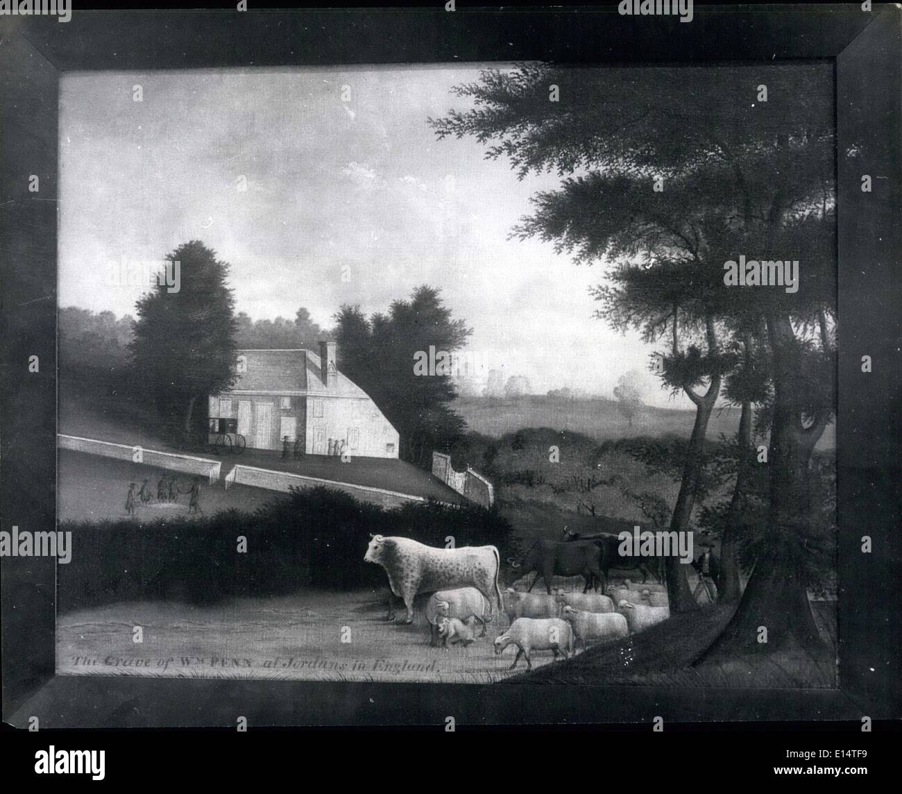 Apr. 18, 2012 - Museo di arte americana si apre a Claverton Manor.: in piedi in alto sopra il fiume Avon Valley, Calverton Manor, Near Bath, è la casa del primo Museo Americano di arte decorativa mai essere stabilito al di fuori degli Stati Uniti. Lo scopo della mostra mostra è quello di dare al pubblico britannico e altri visitatori stranieri una più chiara e più completa la misura e la qualità dell'arte americana attraverso la sua storia Foto Stock