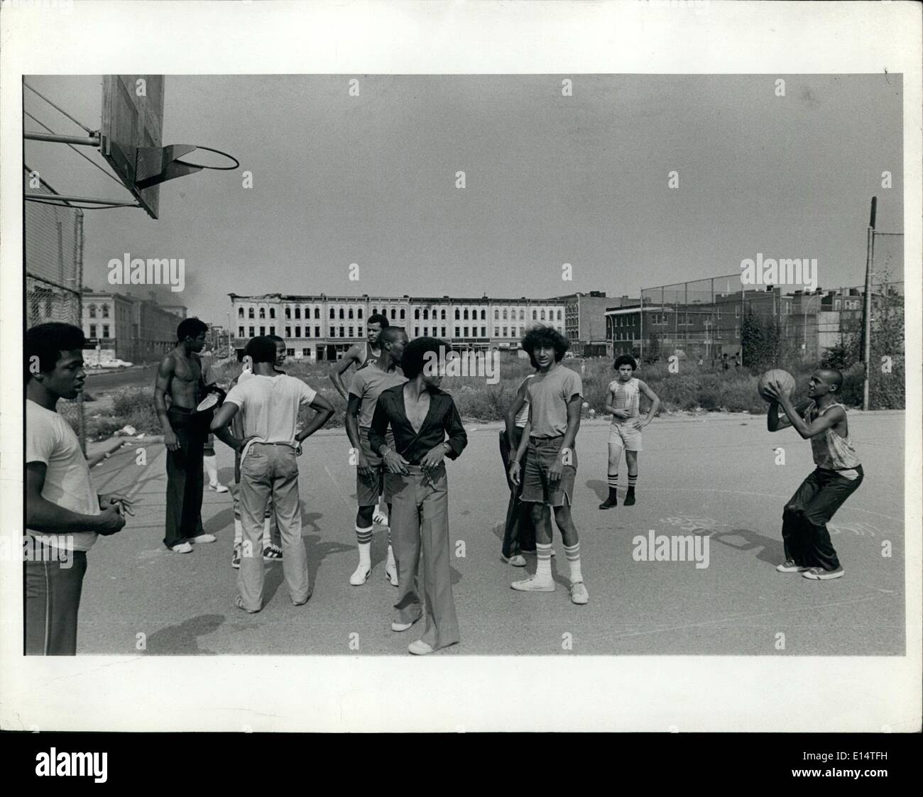 Apr. 18, 2012 - Gioco di basket - Bushwich partedell Brooklyn Foto Stock