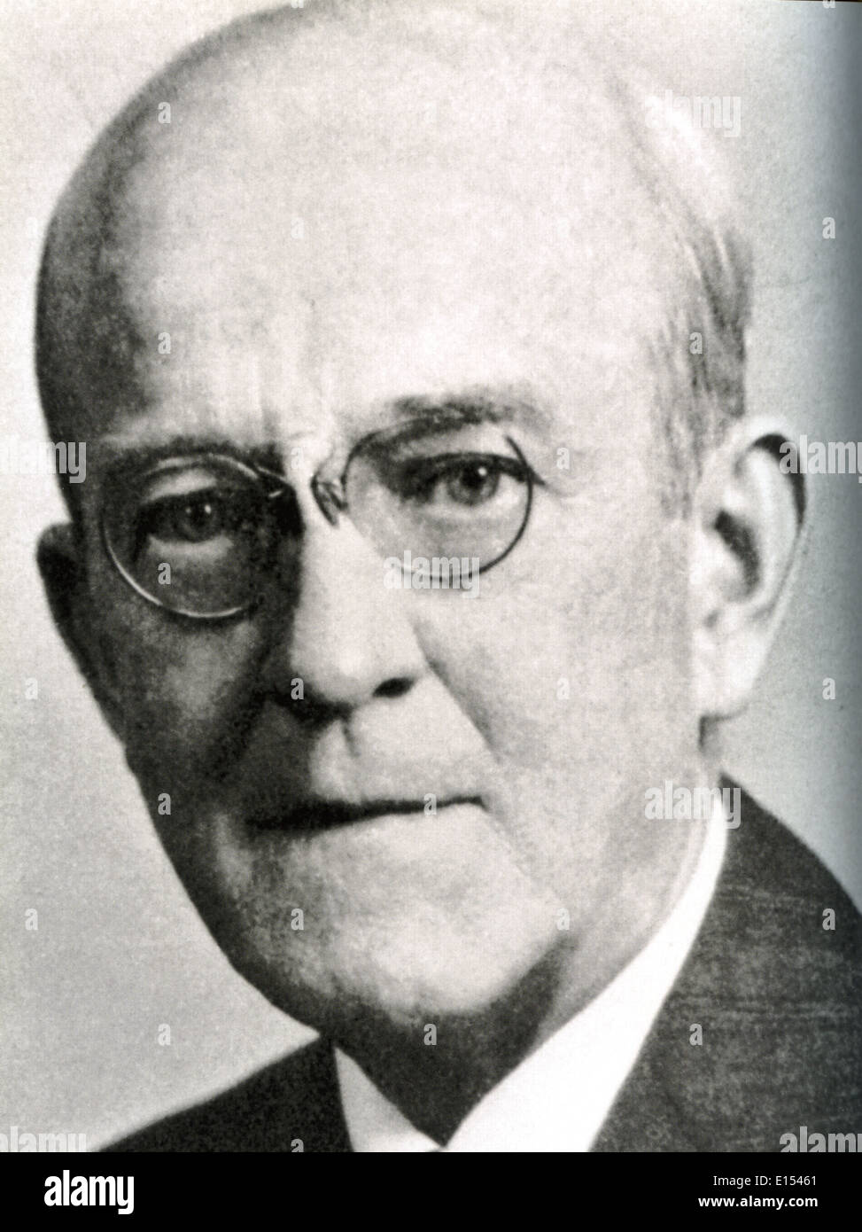 OSWALD AVERY (1877-1955) Canadian-American medico e ricercatore medico circa 1938 Foto Stock