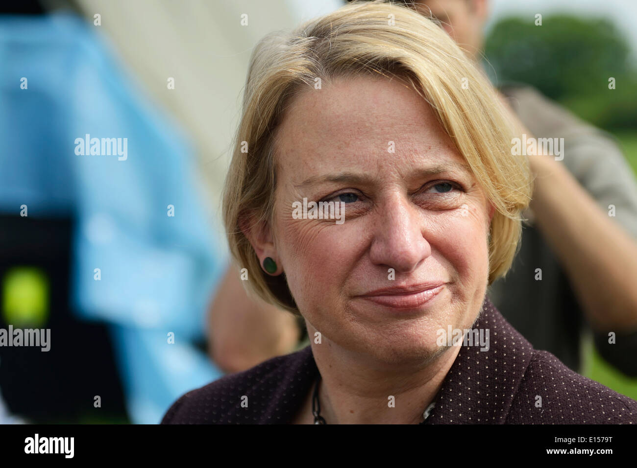 Natalie Bennett, leader del partito dei Verdi, un partito politico britannico con focus sulle questioni ambientali. Foto Stock Natalie Bennett, leader del partito dei Verdi, un partito politico britannico con focus sulle questioni ambientali. Foto Stock