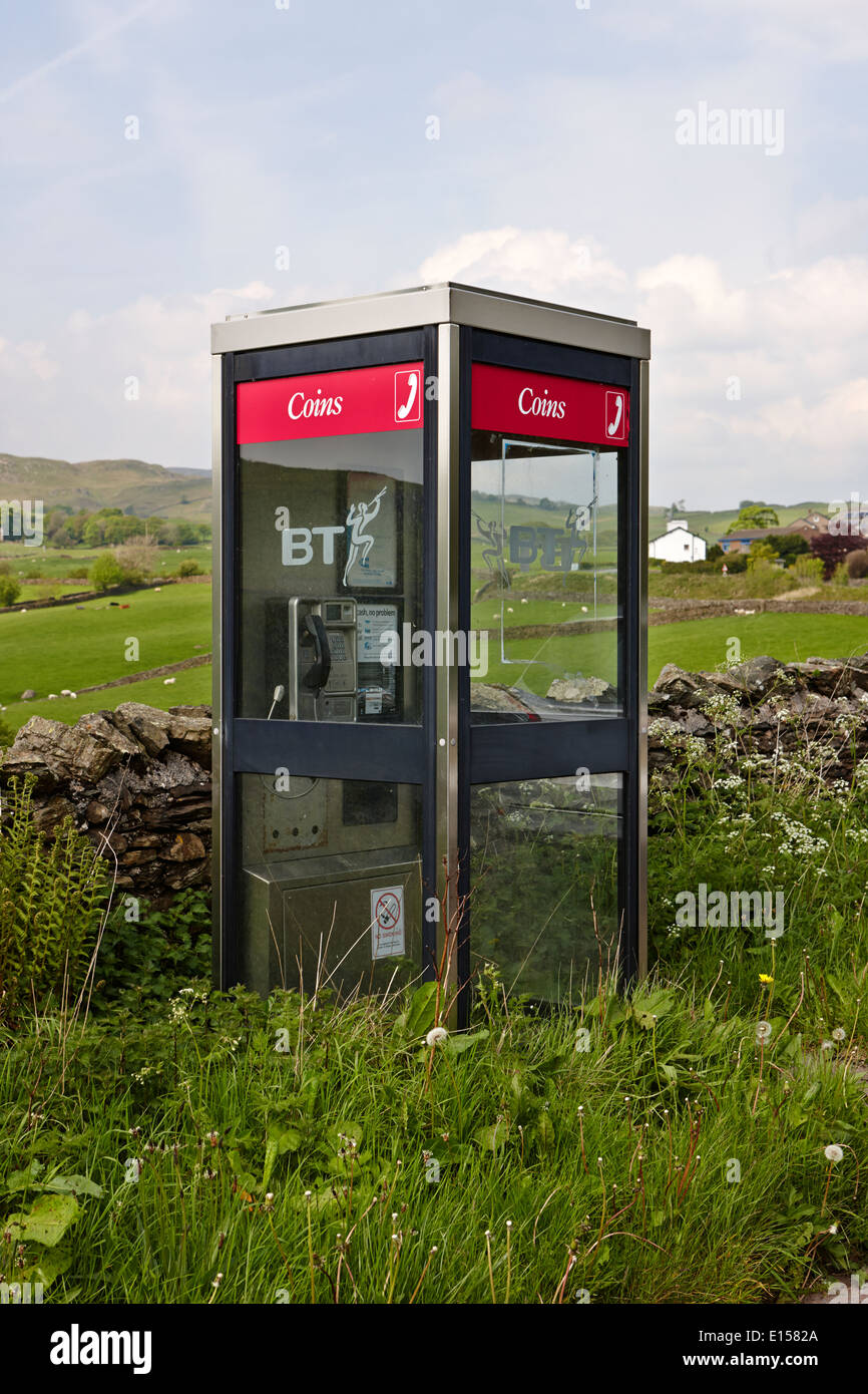 Bt KX200 casella telefono in posizione rurale in Cumbria Regno Unito Foto Stock