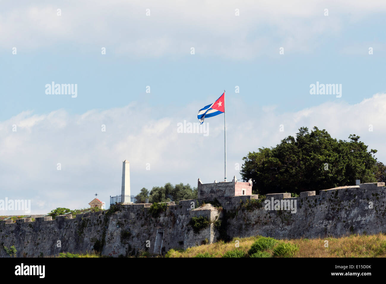 El Morro castello risale al 1630 e fu la prima fortezza difensiva messa in atto dalla corona spagnola. Foto Stock