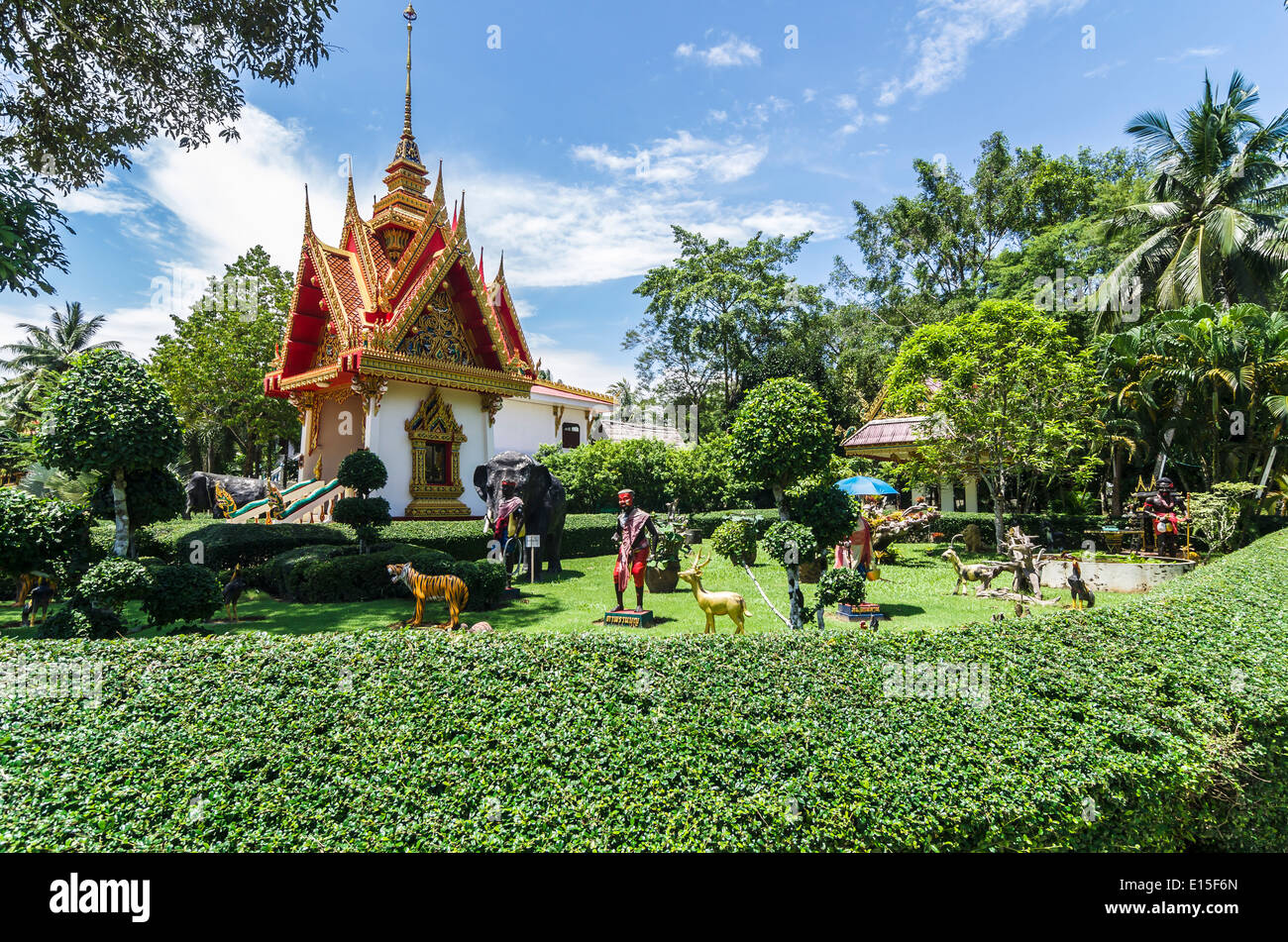 Thailandia, Phang Nga, vicino a Khao Lak, Wat Khomniyaket Foto Stock