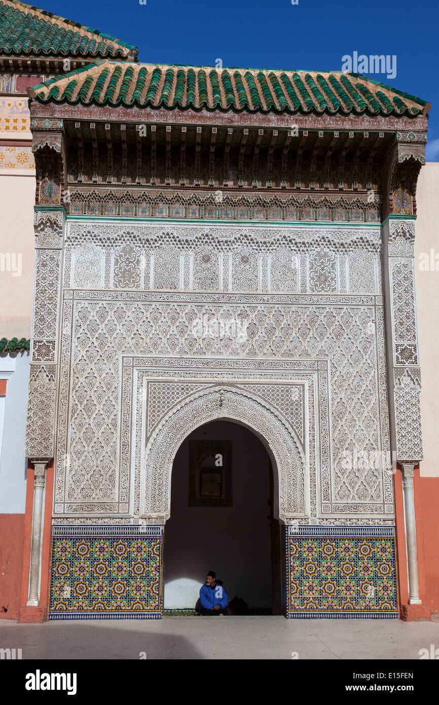Edificio sacro in Marrakech, Marocco Foto Stock