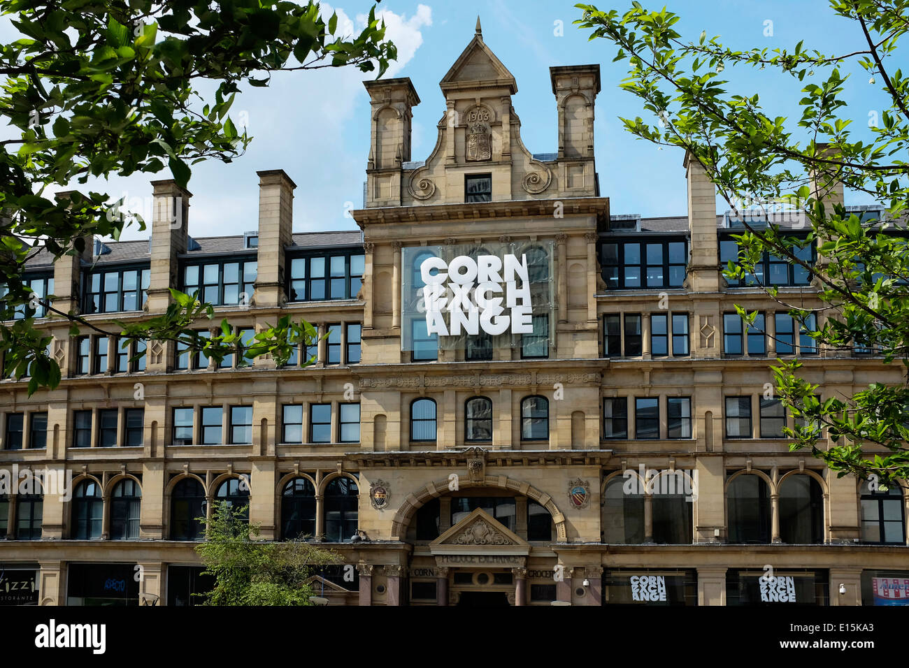 Il Corn Exchange edificio nel centro della città di Manchester REGNO UNITO Foto Stock