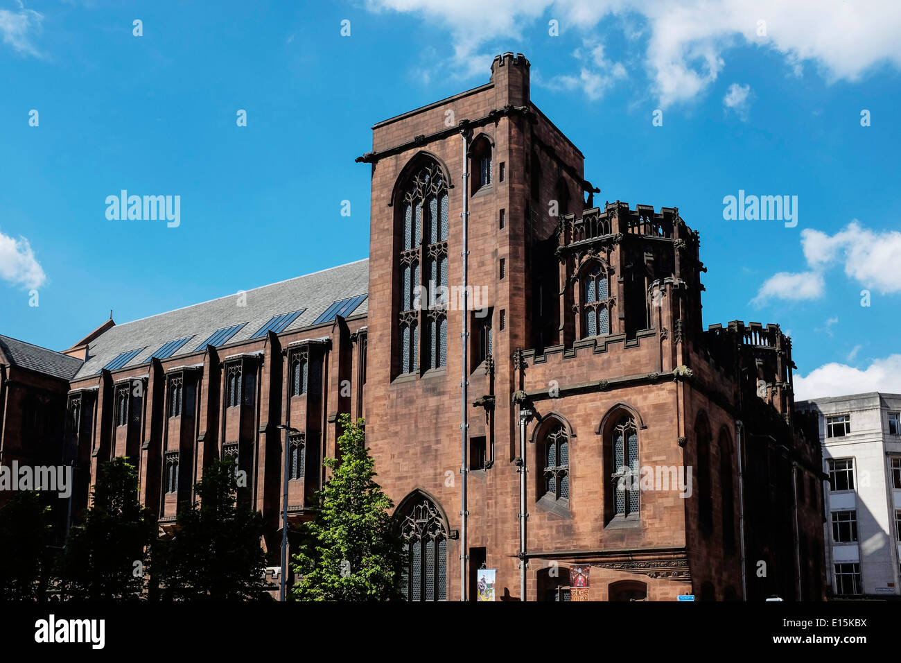 John Rylands Library building Manchester REGNO UNITO Foto Stock