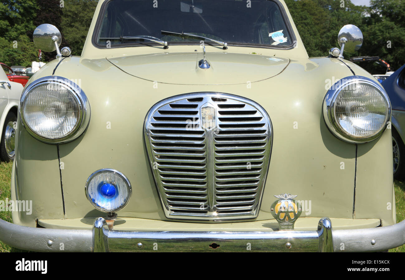 Una Austin A35 al Classic Car Show Boconnoc tenuta vicino a Lostwithiel Cornwall ho Foto Stock