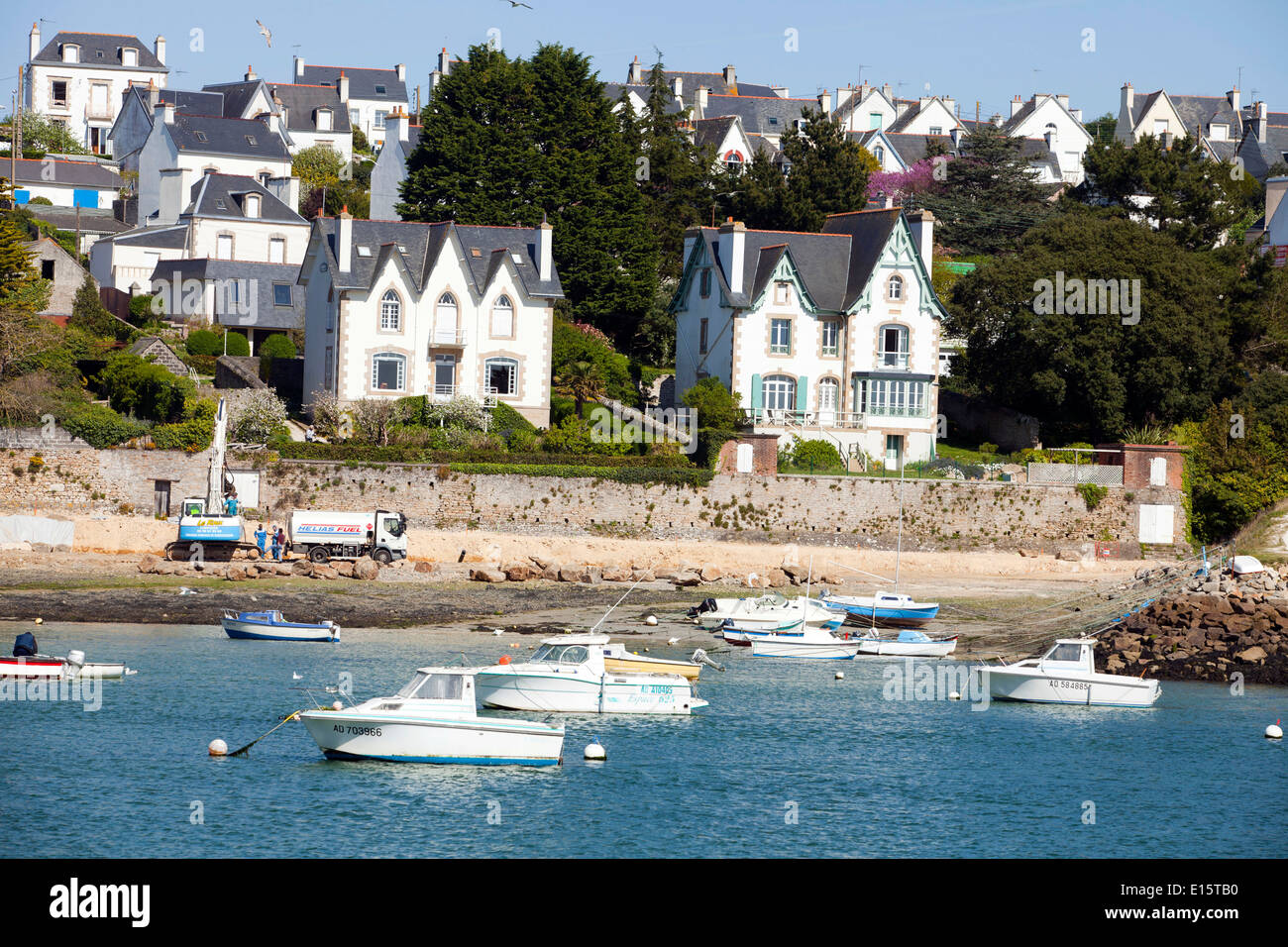 Audierne (dipartimento di Finistère) Foto Stock