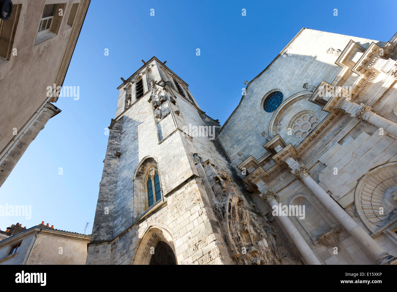 La Rochelle Charente maritime dipartimento: Saint Sauveur chiesa Foto Stock