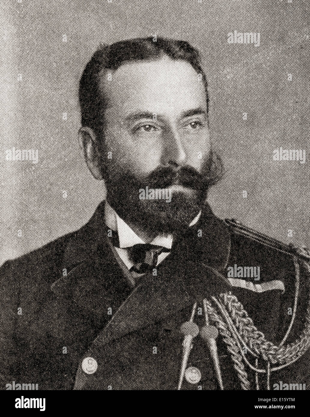 Louis Mountbatten Alexander, primo marchese di Milford Haven, 1854 - 1921, precedentemente noto come il Principe Luigi Alessandro di Battenberg. Foto Stock