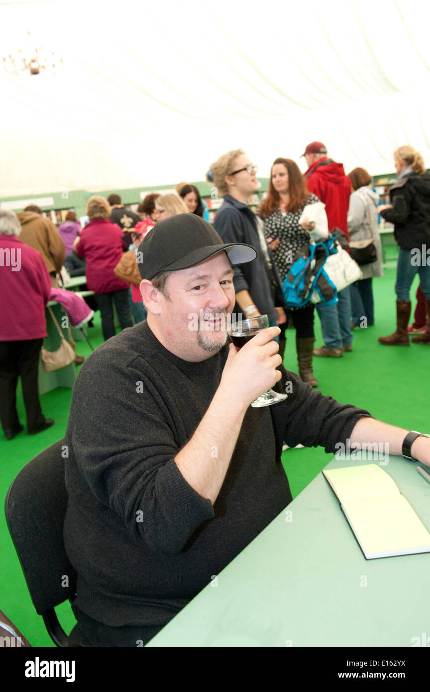 Hay-on-Wye, Powys, Regno Unito. Il 23 maggio 2014. Johnny Vegas a Hay Festival. La Hay Festival della letteratura e delle arti festeggia il suo ventisettesimo anno in Galles. Credito: Graham M. Lawrence/Alamy Live News. Foto Stock