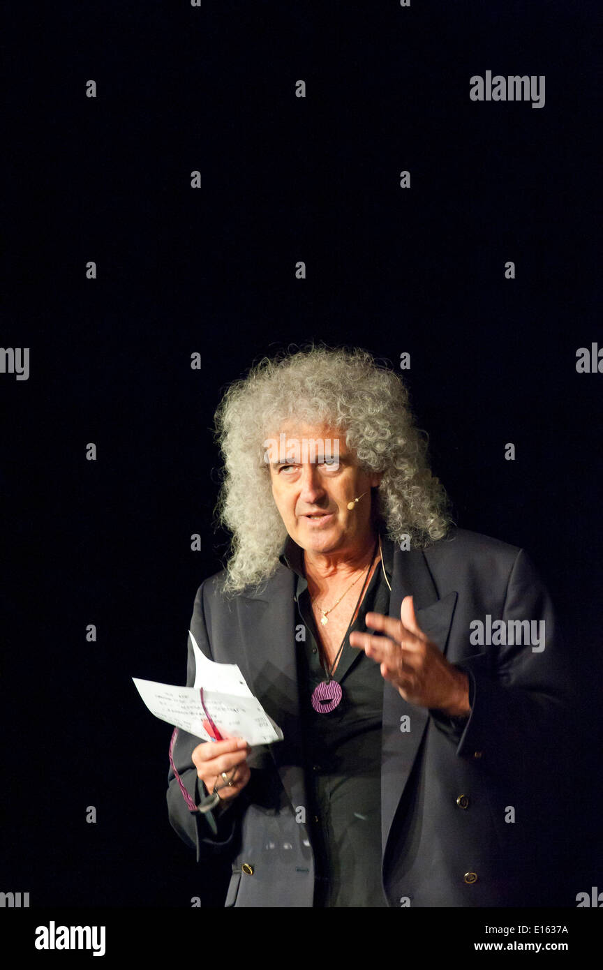 Hay-on-Wye, Powys, Regno Unito. Il 23 maggio 2014. Brian può presso il Festival di fieno. La Hay Festival della letteratura e delle arti festeggia il suo ventisettesimo anno in Galles. Credito: Graham M. Lawrence/Alamy Live News. Foto Stock