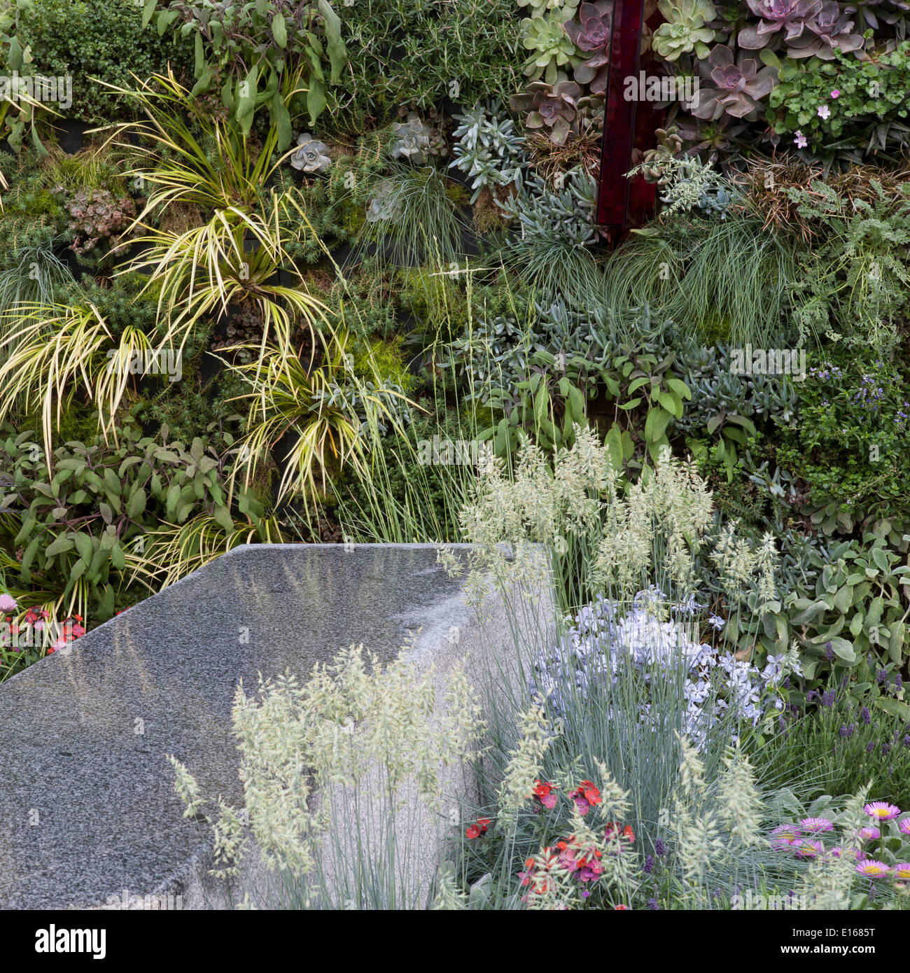 I popoli Choice Award Winner nel fresco giardino sezione - RHS Chelsea flower show 2014 - Gli occhi della mente giardino per il RNIB - Istituto Nazionale Reale per i non vedenti - designers - Design LDC - Sponsor - Campagna - premiato best in show nel fresco giardino & medaglia d'Oro Foto Stock