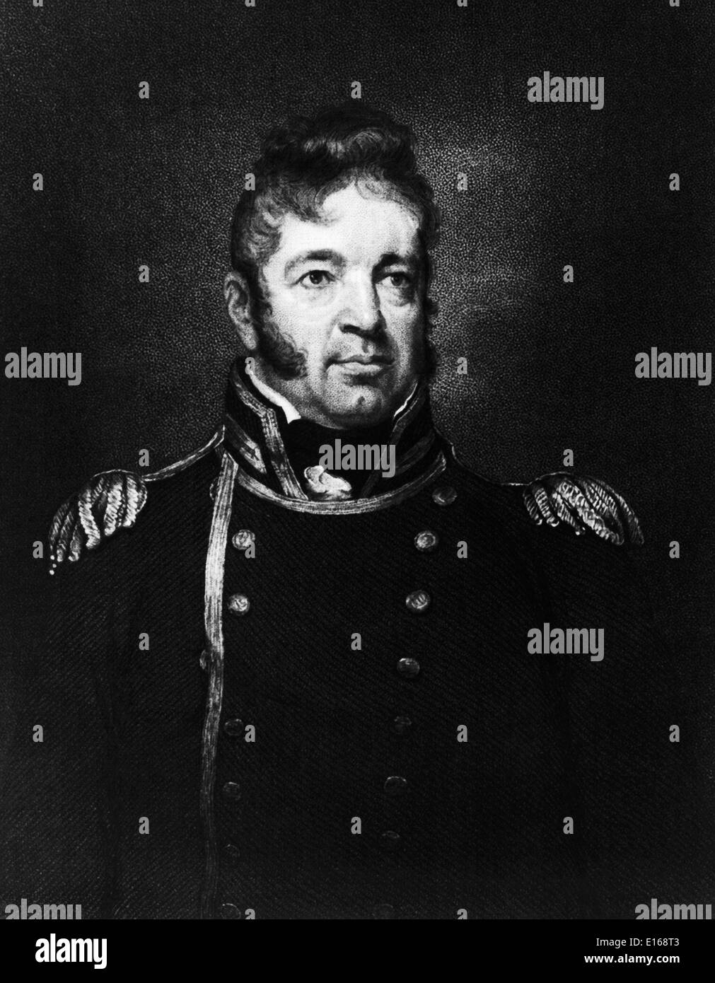 Ritratto d'epoca di William Bainbridge. Foto Stock