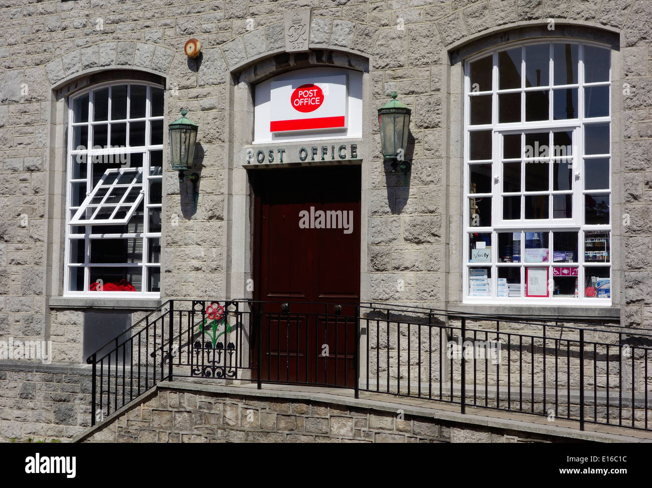 Grange-Over-Sands Post Office Branch, Cumbria, England, Regno Unito Foto Stock