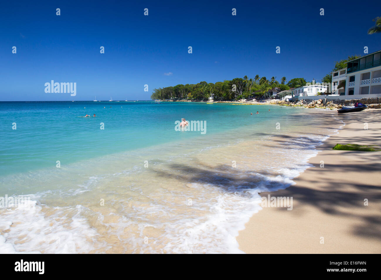 St James, costa Ovest, Barbados, Caraibi, West Indies Foto Stock