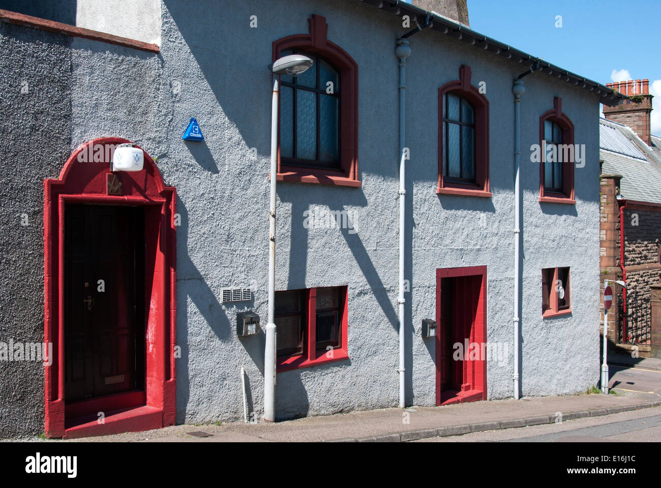 Masonic Lodge St Johns n. 141 Masonic Hall St John Street Campbeltown Foto Stock