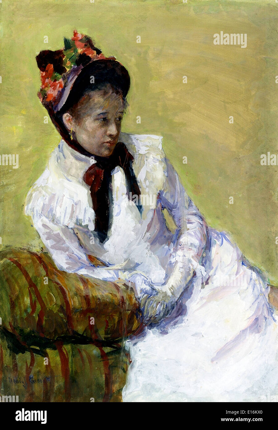 Autoritratto di Mary Cassatt, 1878 Foto Stock
