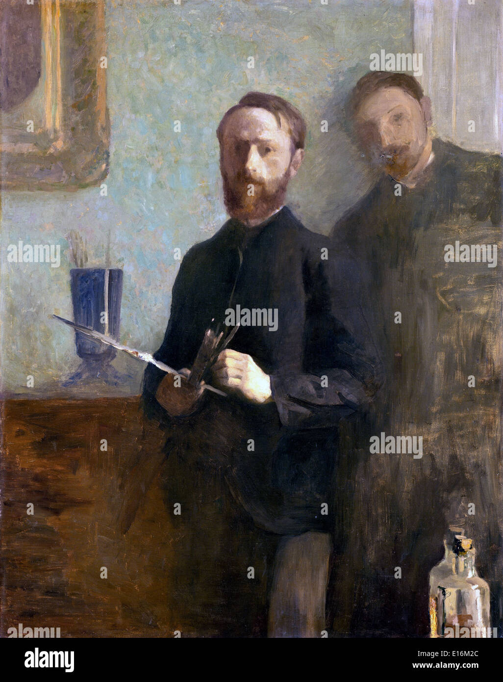 Autoritratto con Waroquy Edouard Vuillard, 1889 Foto Stock