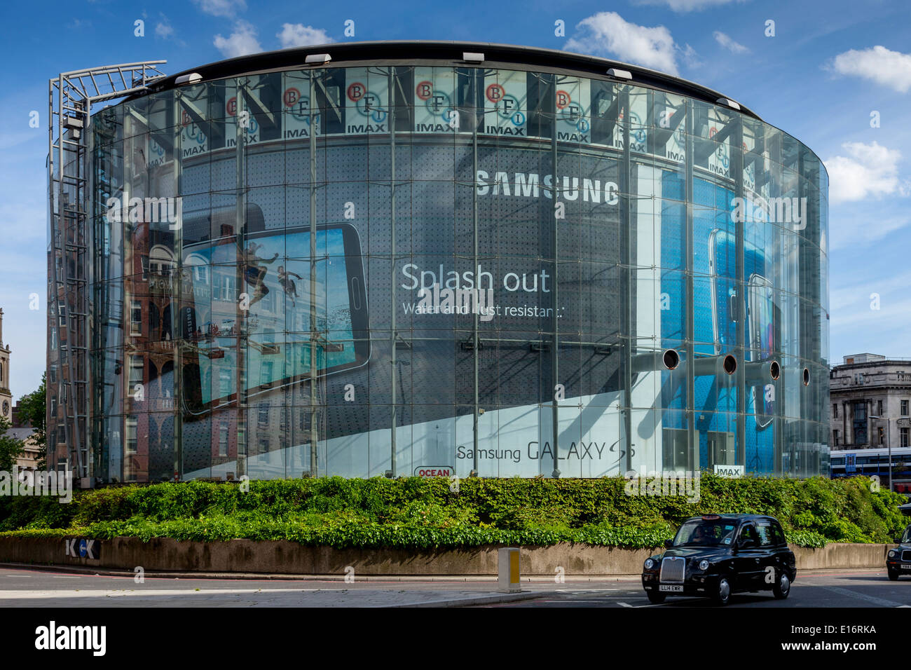 La BFI Cinema IMAX, Londra, Inghilterra Foto Stock