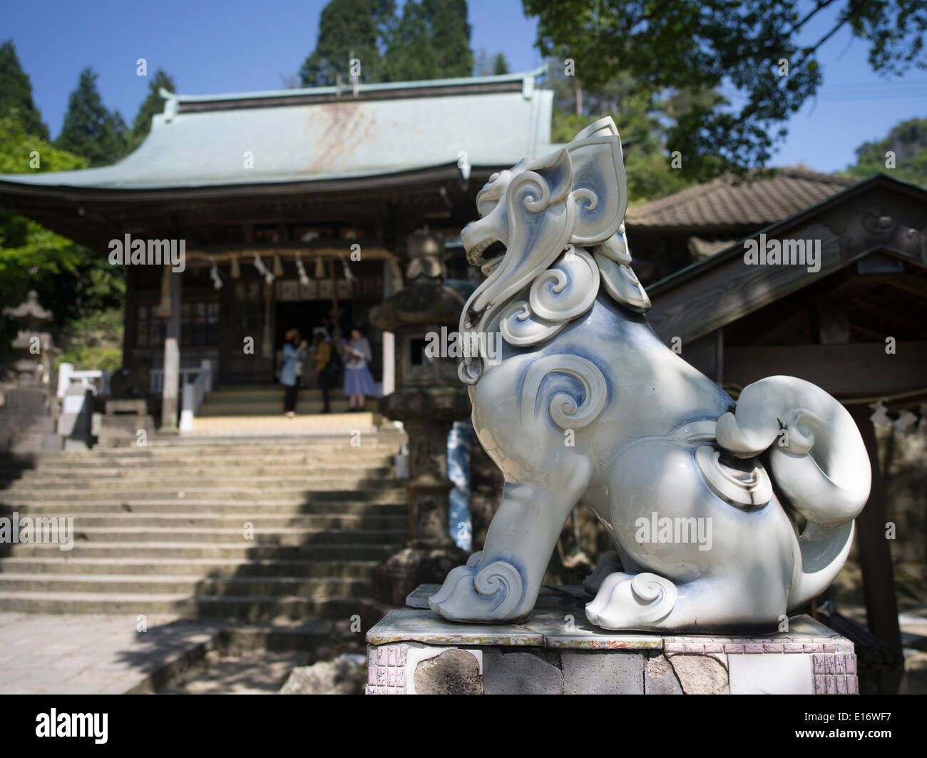 Ceramica a komaninu Touzan Santuario in memoria del coreano nato potter Ri Sampei. Arita, Prefettura di Saga del Giappone. Foto Stock Ceramica a komaninu Touzan Santuario in memoria del coreano nato potter Ri Sampei. Arita, Prefettura di Saga del Giappone. Foto Stock