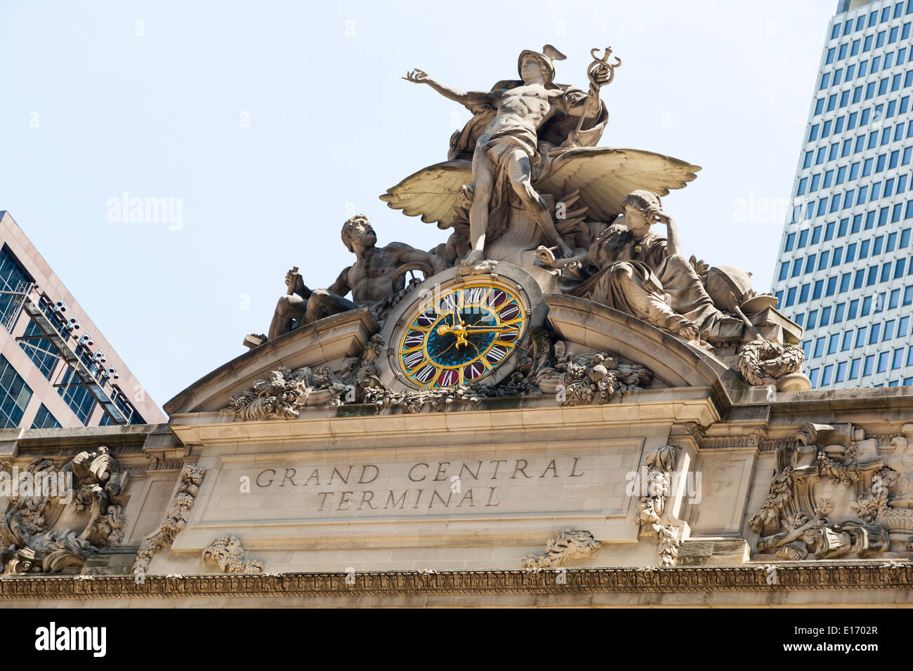 La Grand Central Station Building a New York Foto Stock