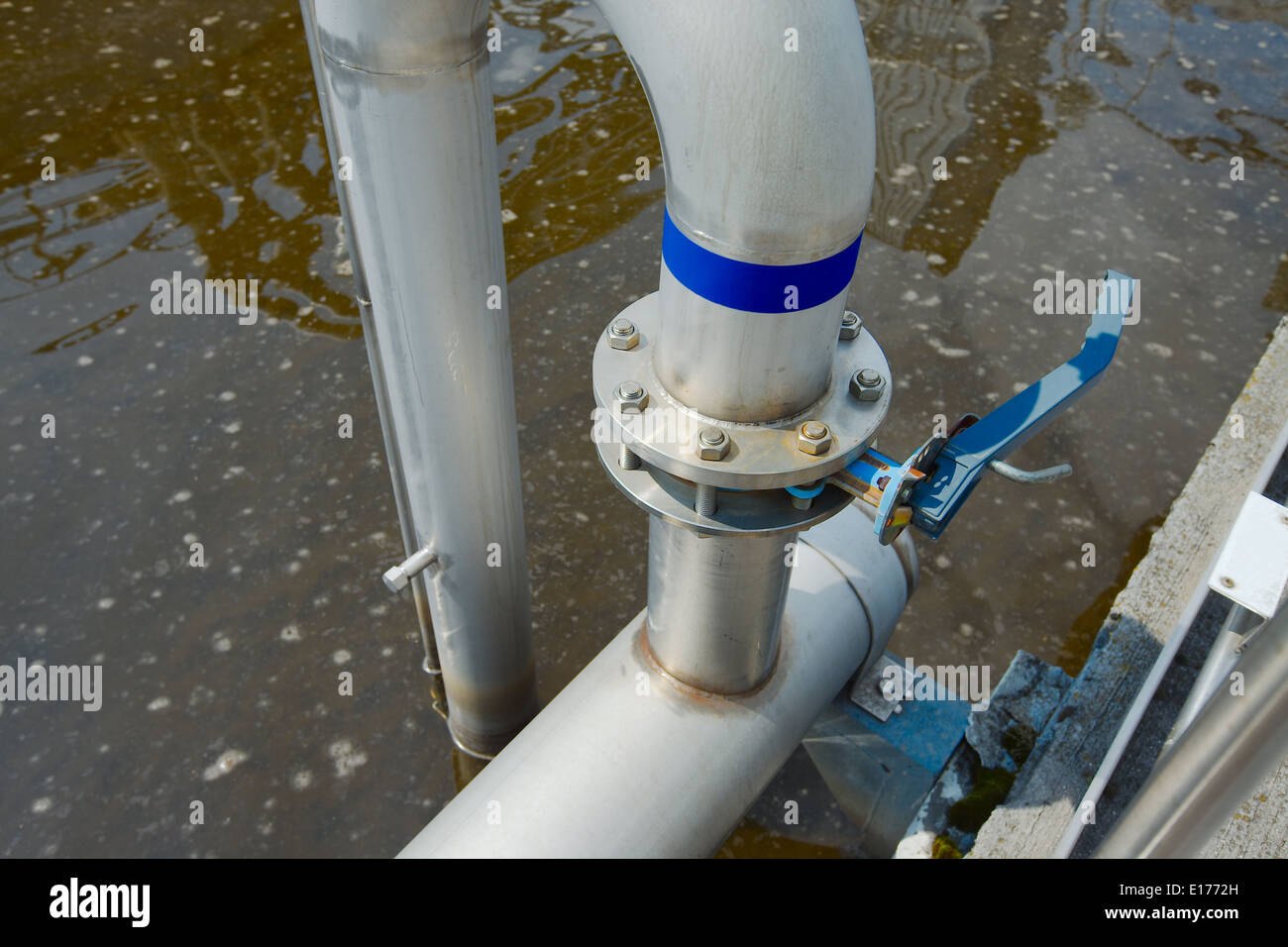 Delle acque reflue Foto Stock