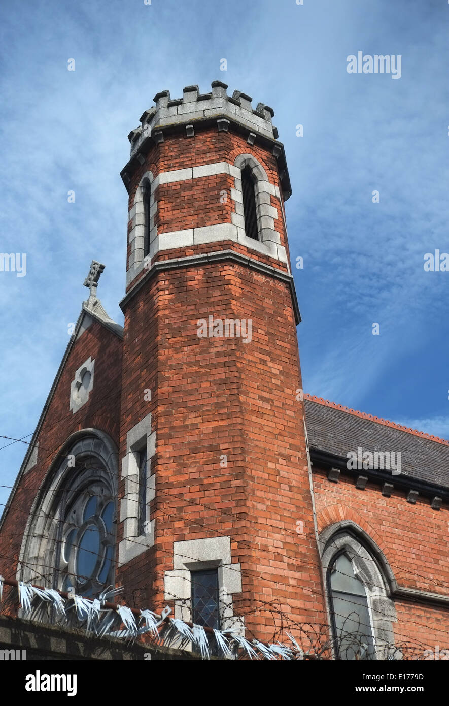 Il Castello di Dublino del quadrangolo di archi e passaggi Foto Stock