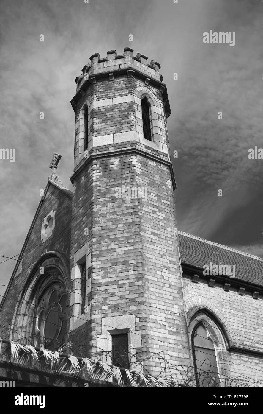 Il Castello di Dublino del quadrangolo di archi e passaggi Foto Stock