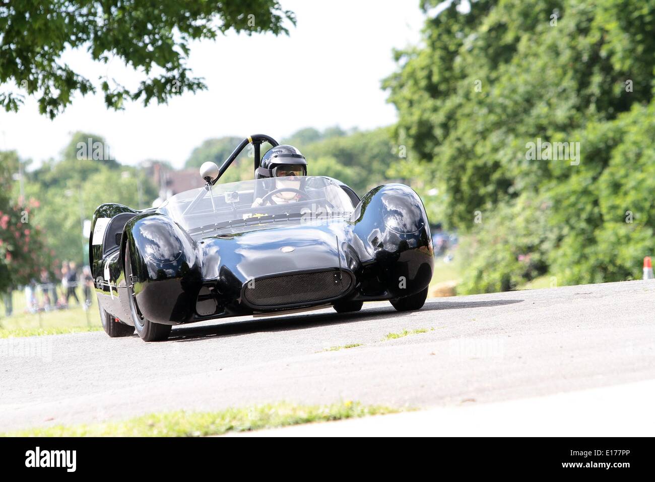 A concorrenti del 2014 Motor Sport presso il palazzo al Crystal Palace Park South London 25.05.2014 Foto Stock