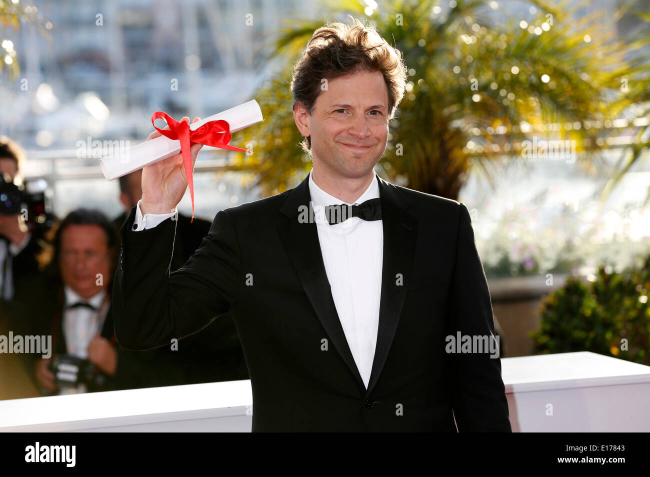 Bennett Miller durante il photocall con la premiazione del vincitore al 67th festival di pellicola di Cannes il 24 maggio 2014 Foto Stock