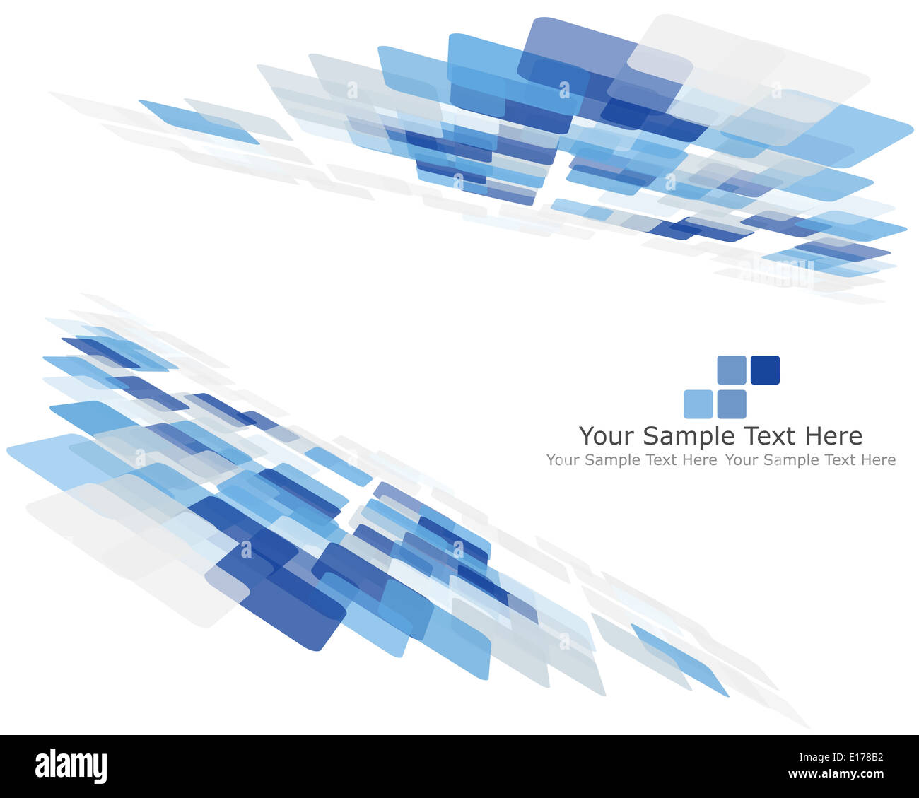 Abstract motivo a scacchi. EPS 10 illustrazione vettoriale con trasparenza. Foto Stock