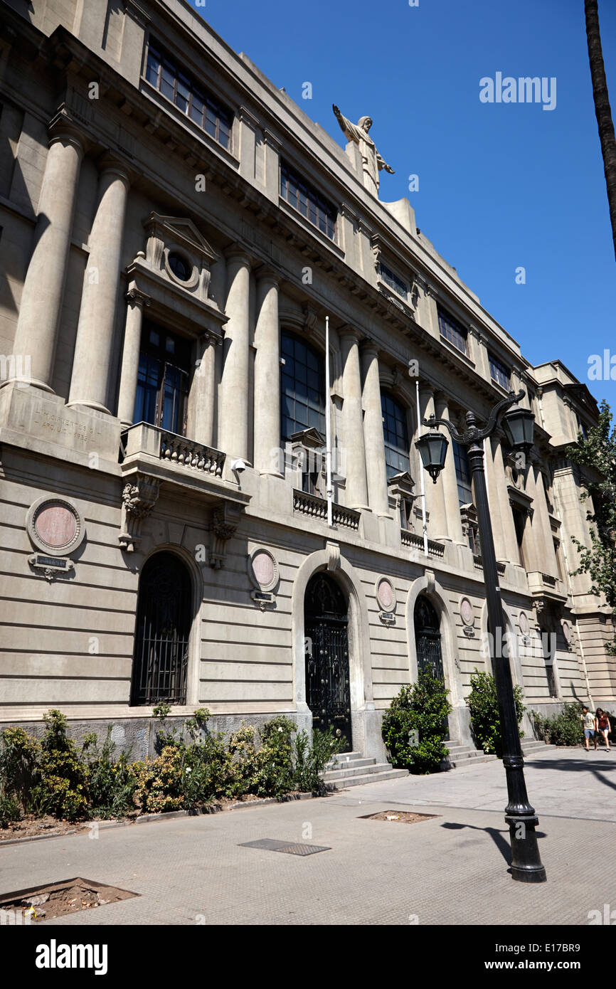 Centrale di casa Pontificia Università Cattolica di Santiago del Cile Foto Stock