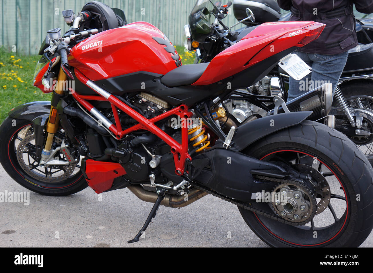 Moto Ducati Foto Stock