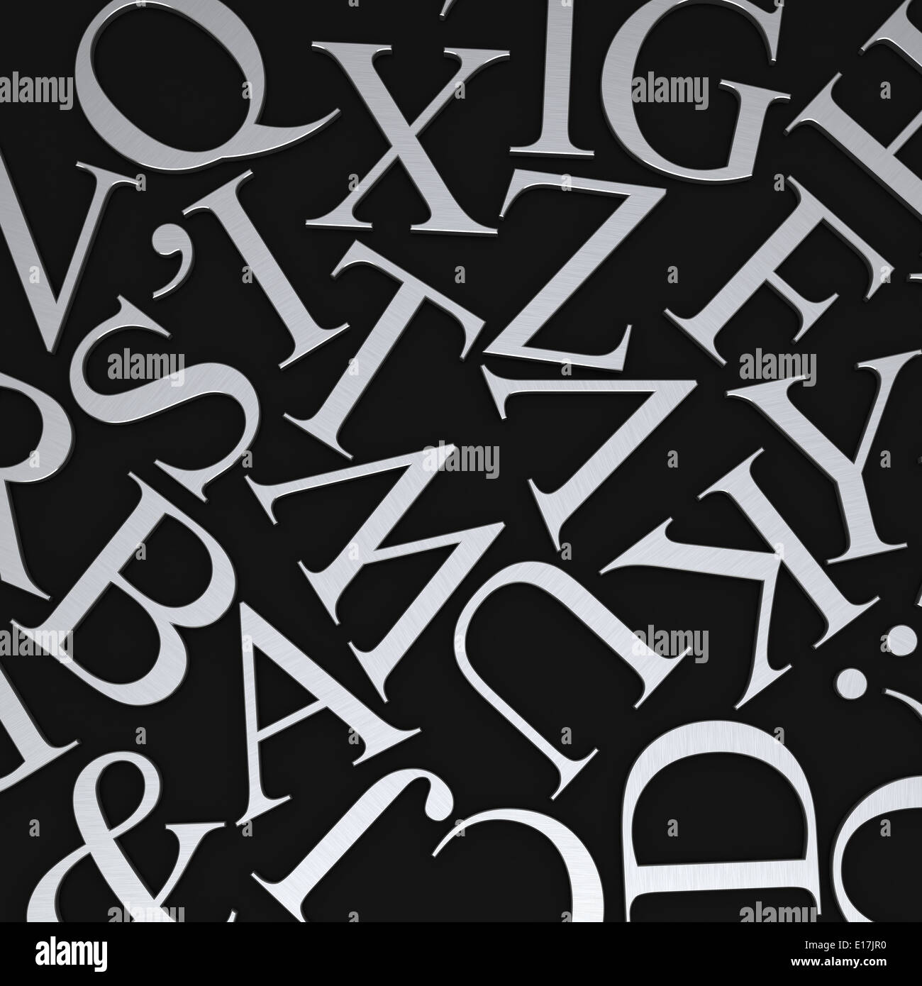Sparse in lettere Foto Stock