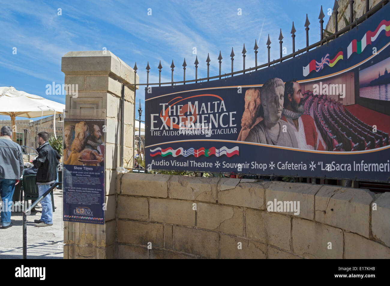 Valletta Grand Harbour, Malta Experience, nord di Malta, l'Europa. Foto Stock