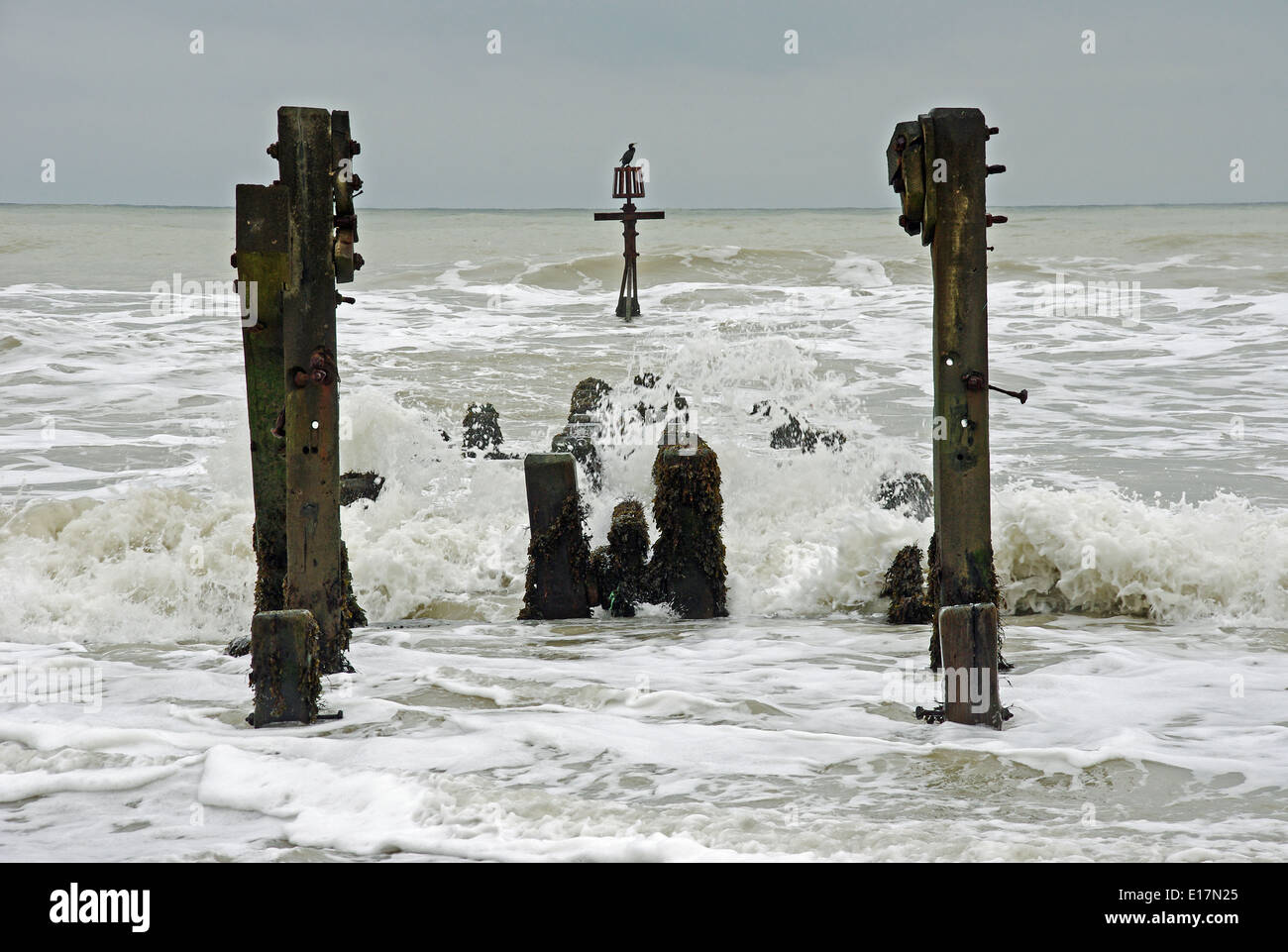 West Runton beach Foto Stock