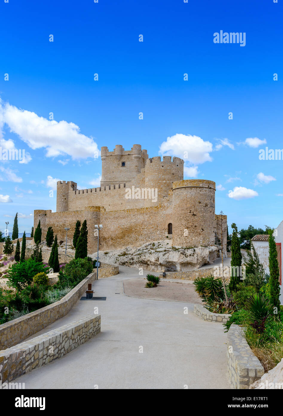 Villena castello della Provincia di Alicante Spagna Foto Stock