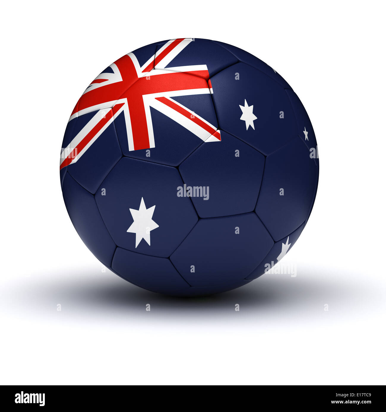 Il calcio russo (isolato con percorso di clipping) Foto Stock