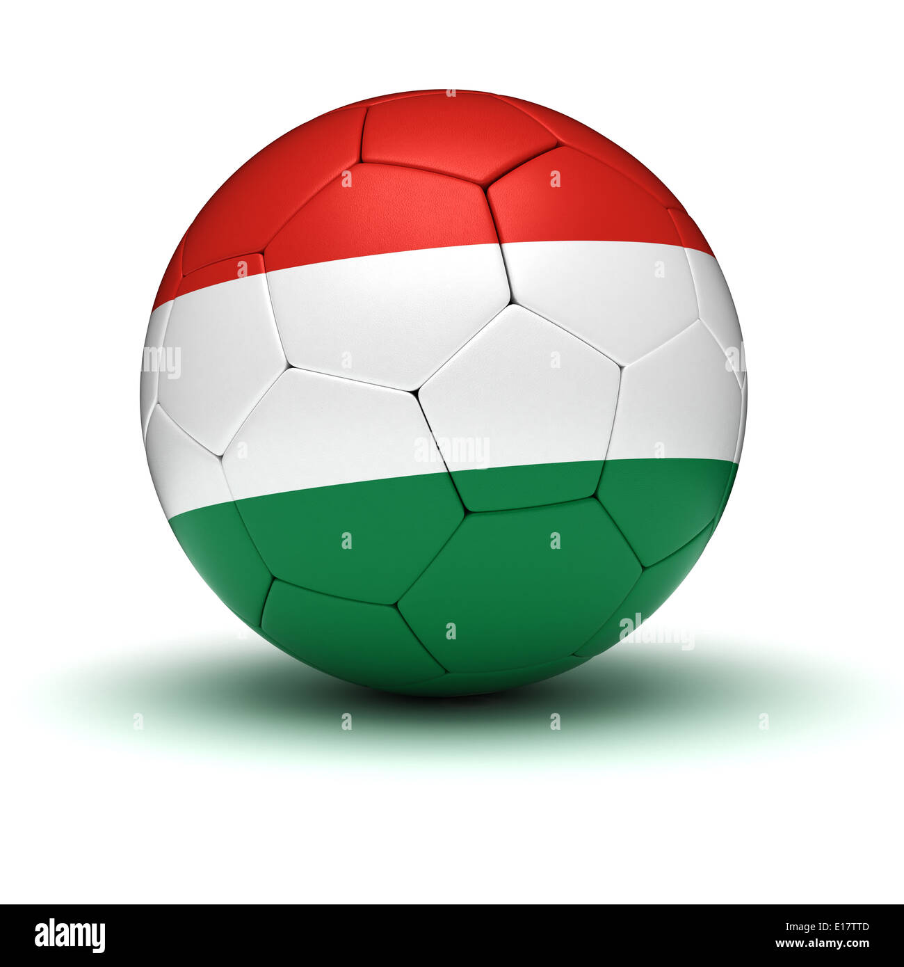 Calcio ungherese (isolato con percorso di clipping) Foto Stock