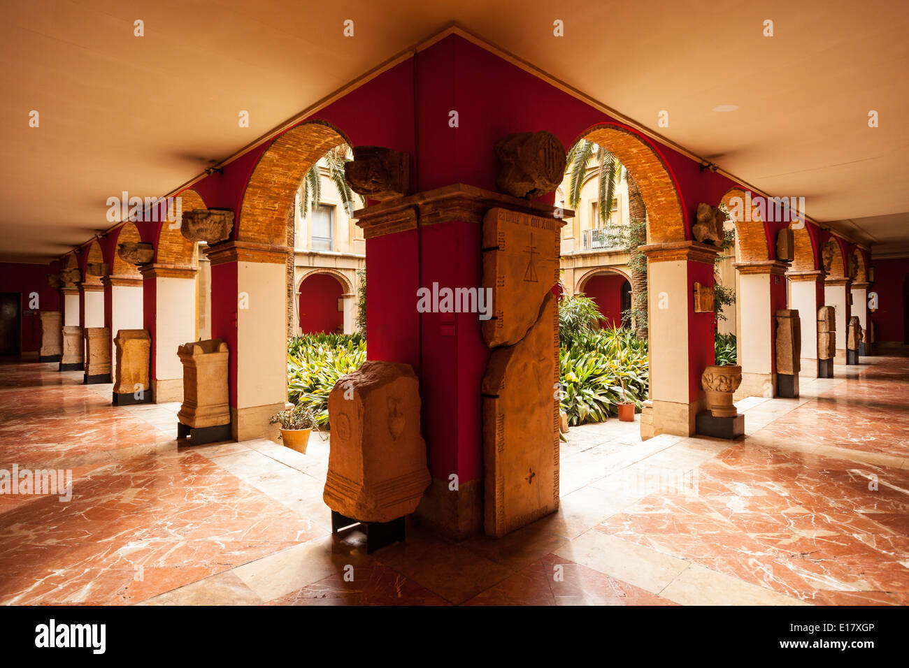 Museo de Bellas Artes o il Museo di Belle Arti della città di Valencia. Foto Stock