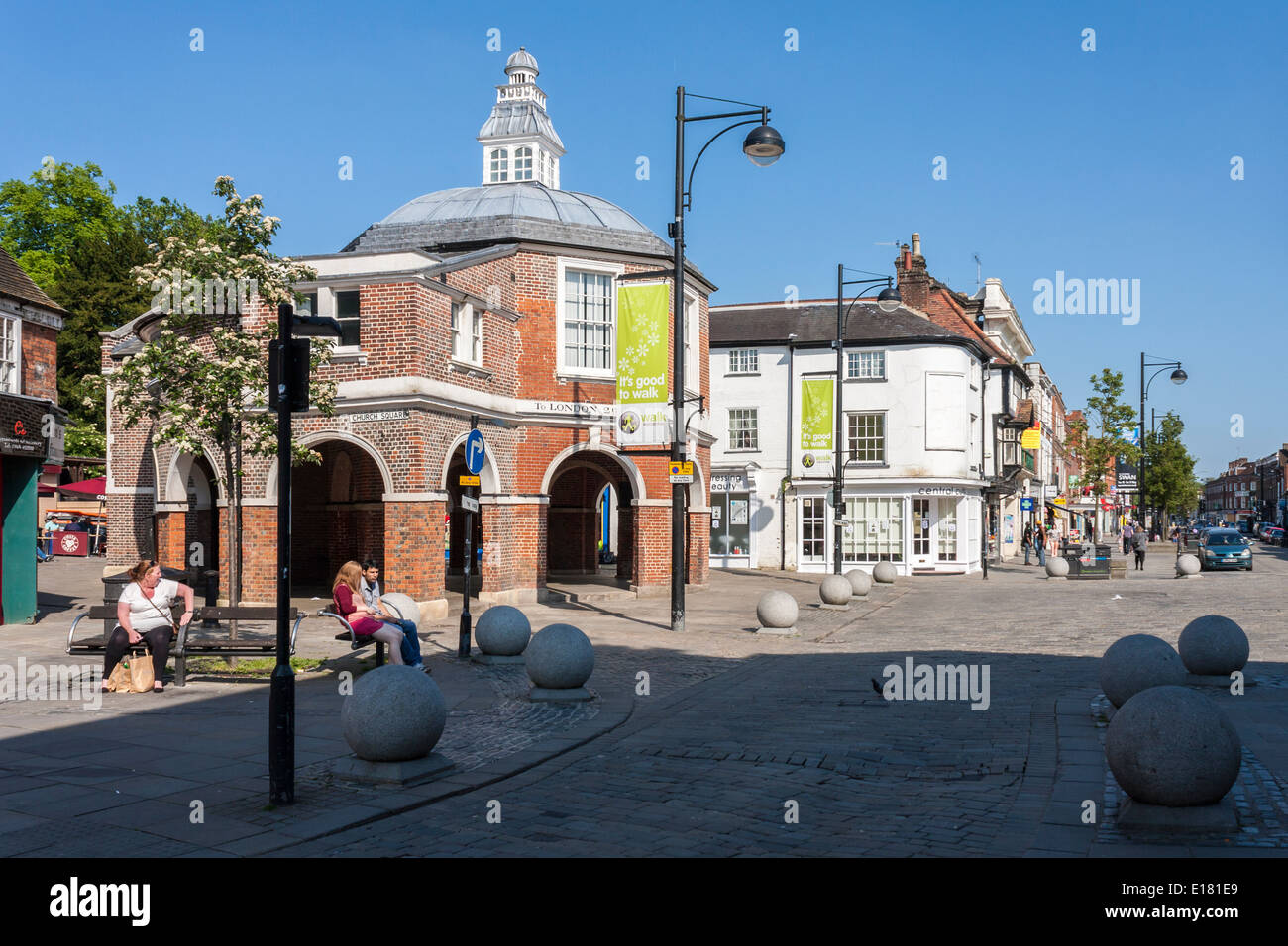 The Little Market House, edificio classificato di grado II, High Wycombe, Buckinghamshire, Inghilterra, GB, REGNO UNITO Foto Stock