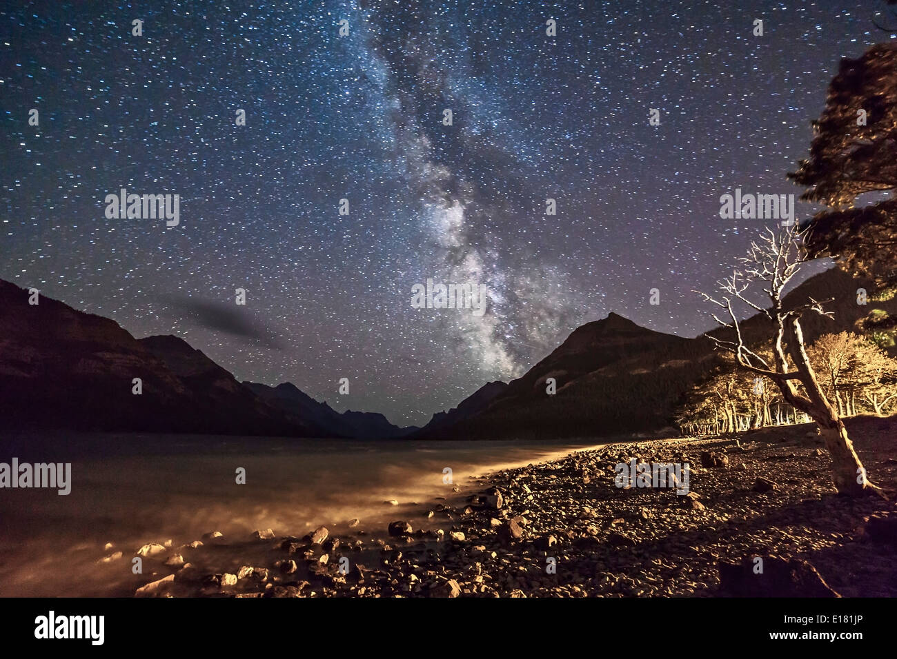 Nightscape Foto Stock