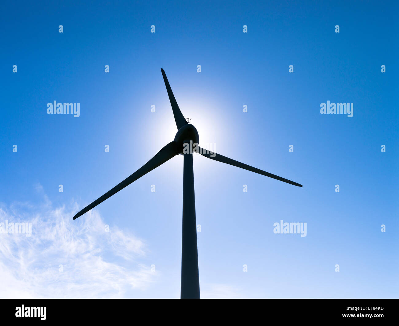 Dh Shapinsay Development Trust SHAPINSAY ORKNEY SDTCommunity pale della turbina windturbine Regno Unito Scozia lama di vento Foto Stock