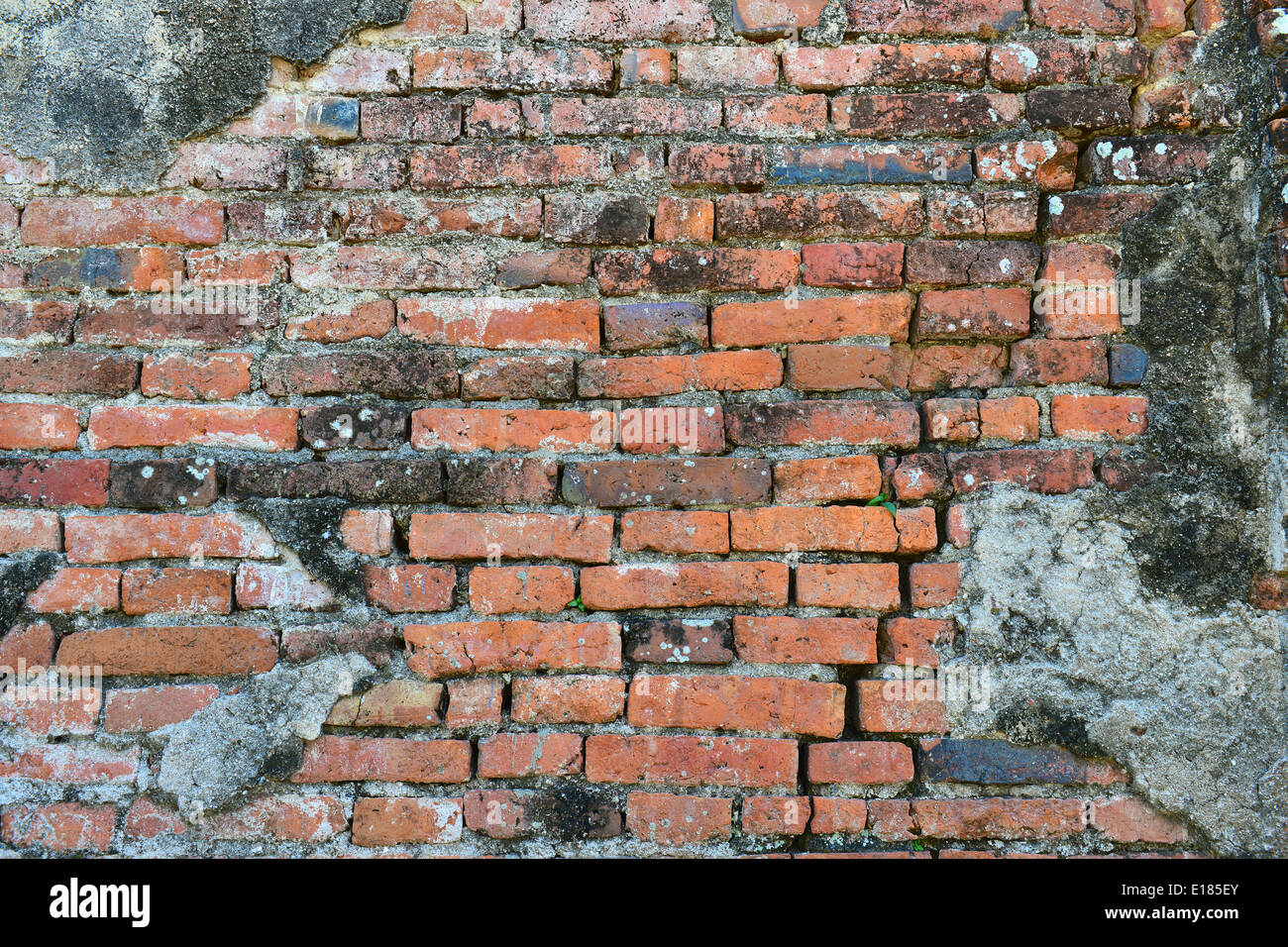 Grunge muro di mattoni Foto Stock