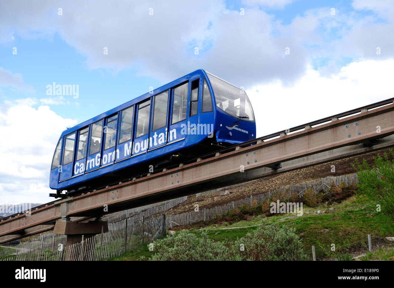 Cairngorm ferrovia di montagna ,Scotland,UK. Foto Stock