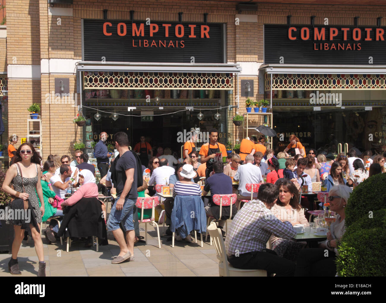 Comptoir Libanais Ristorante Duke of York Square Chelsea Londra Foto Stock