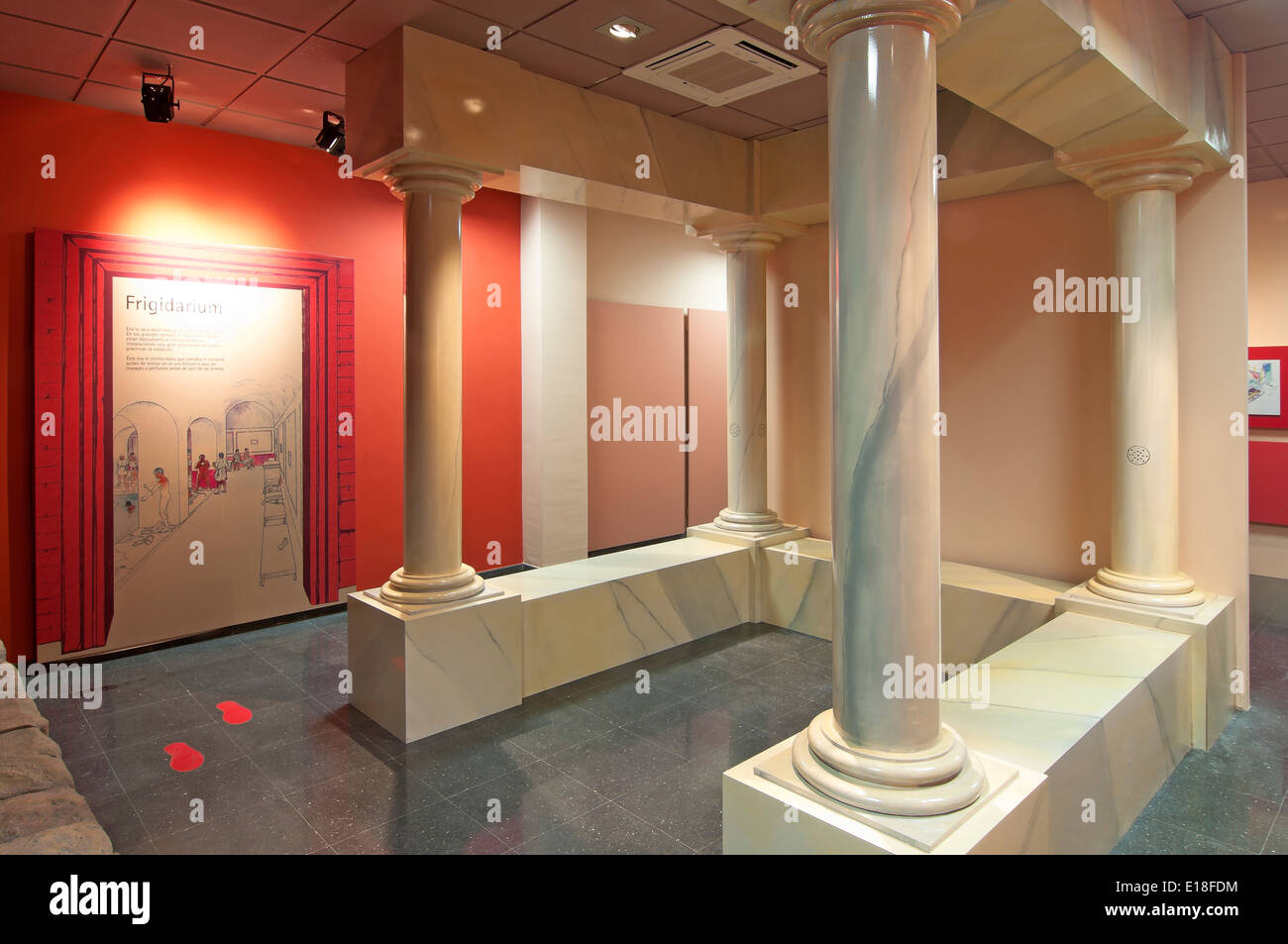 Centro tematico di bagni romani, il percorso turistico dei banditi, Alameda, provincia di Malaga, regione dell'Andalusia, Spagna, Europa Foto Stock