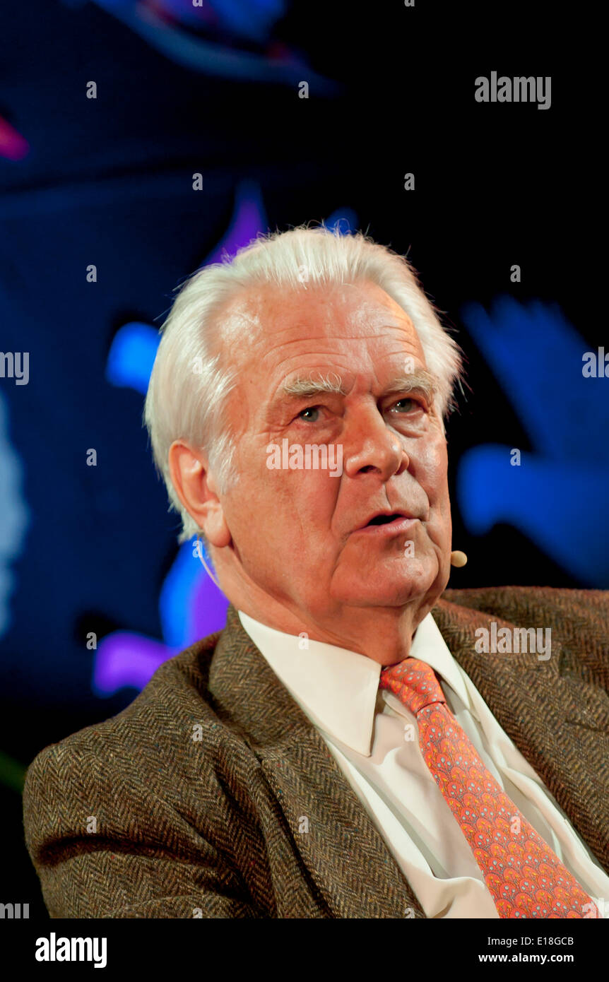 Hay-on-Wye, Powys, Regno Unito. 26 Maggio 2014.David Owen a Hay Festival della letteratura e delle arti che celebra il suo 27° anno in Galles. Credito: Graham M. Lawrence/Alamy Live News. Foto Stock